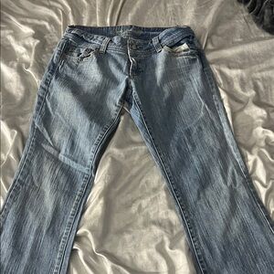 Vintage American Eagle Outfitters Light Blue Boot Cut Jeans